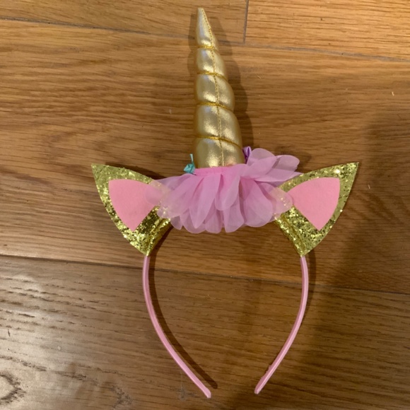 Spirit Halloween Unicorn Costume with Headband w/ Flowers - Picture 3 of 9